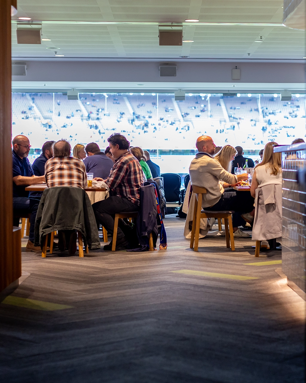 A view into the Jim Stynes Grill in the Members' Reserve at the MCG
