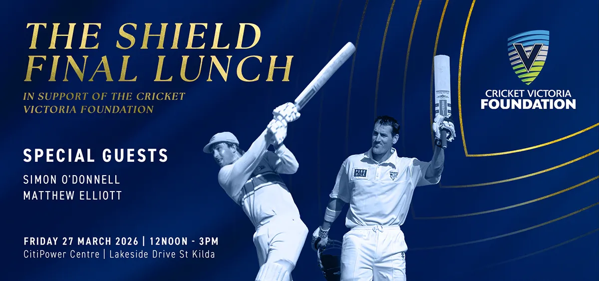 Shield Final Lunch in support of the Cricket Victoria Foundation