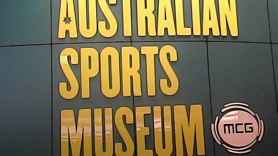 Australian Sports Museum sign