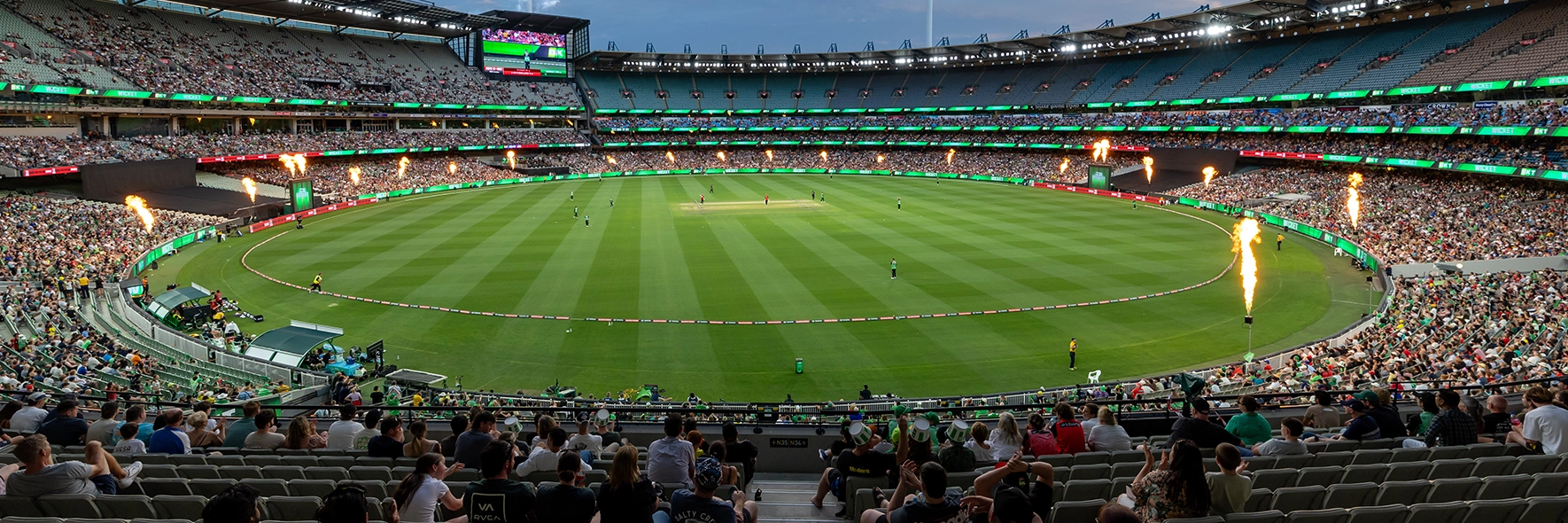 A view of the MCG arena during a Big Bash League match A view of the MCG arena during a Big Bash League match