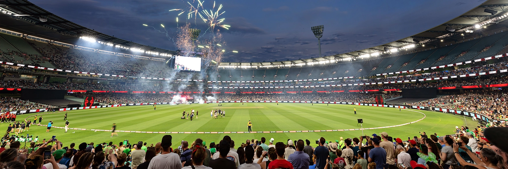 A view of the MCG arena during a Big Bash League match A view of the MCG arena during a Big Bash League match
