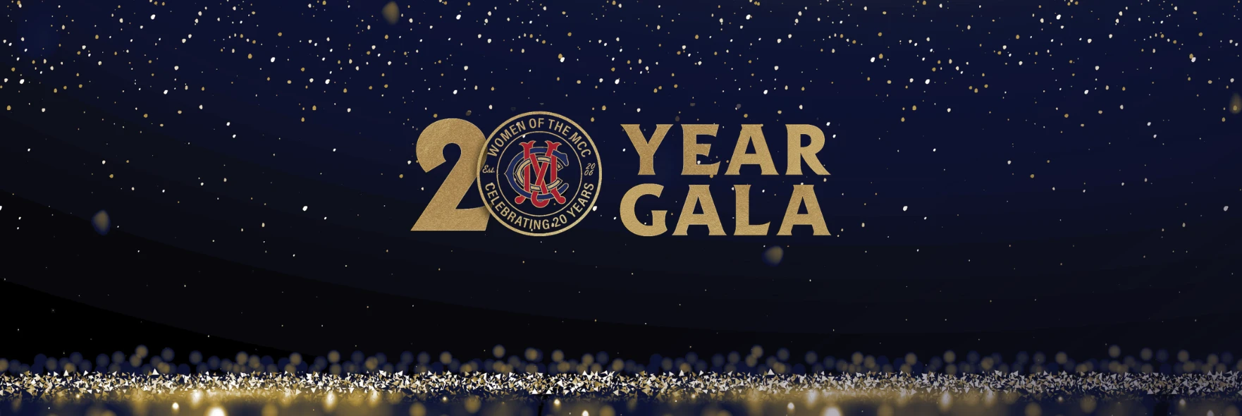 20 Year Gala gold theme